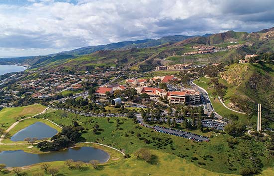 A panoramic view of the main Malibu campus - Ƶ